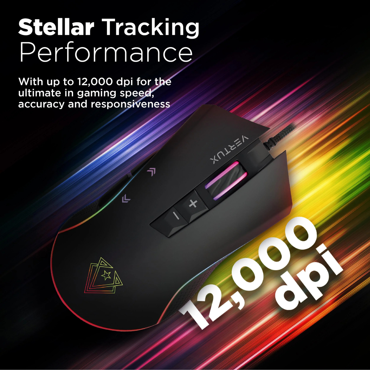 Vertux ActFast Ultimate Performance Gaming Mouse, Rodon