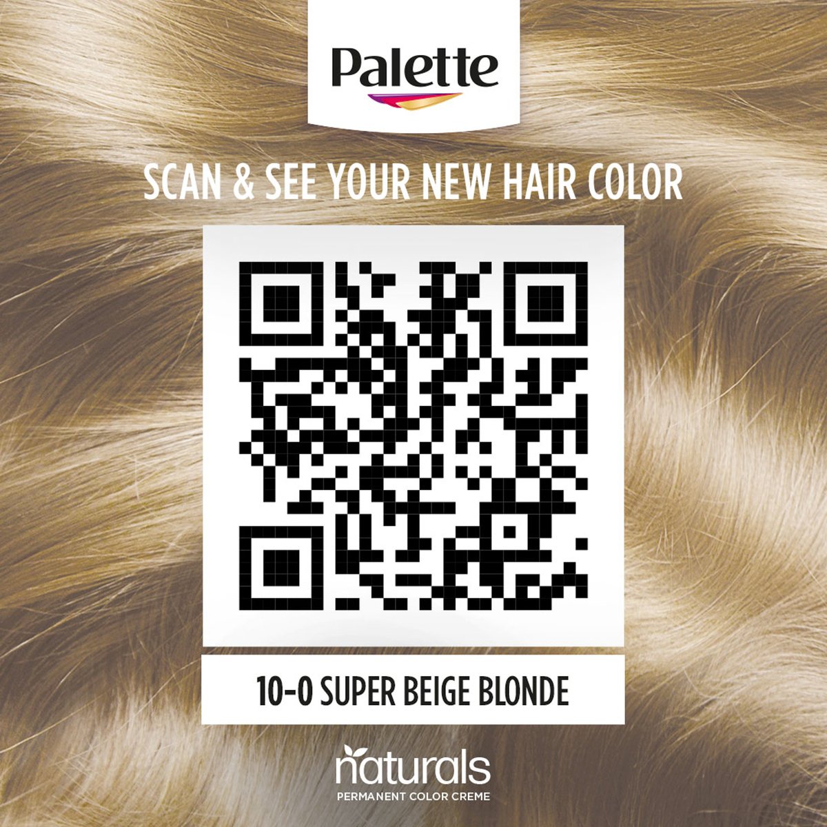 Palette Permanent Naturals Color Creme 10-4 Super Beige Blonde 1 pkt