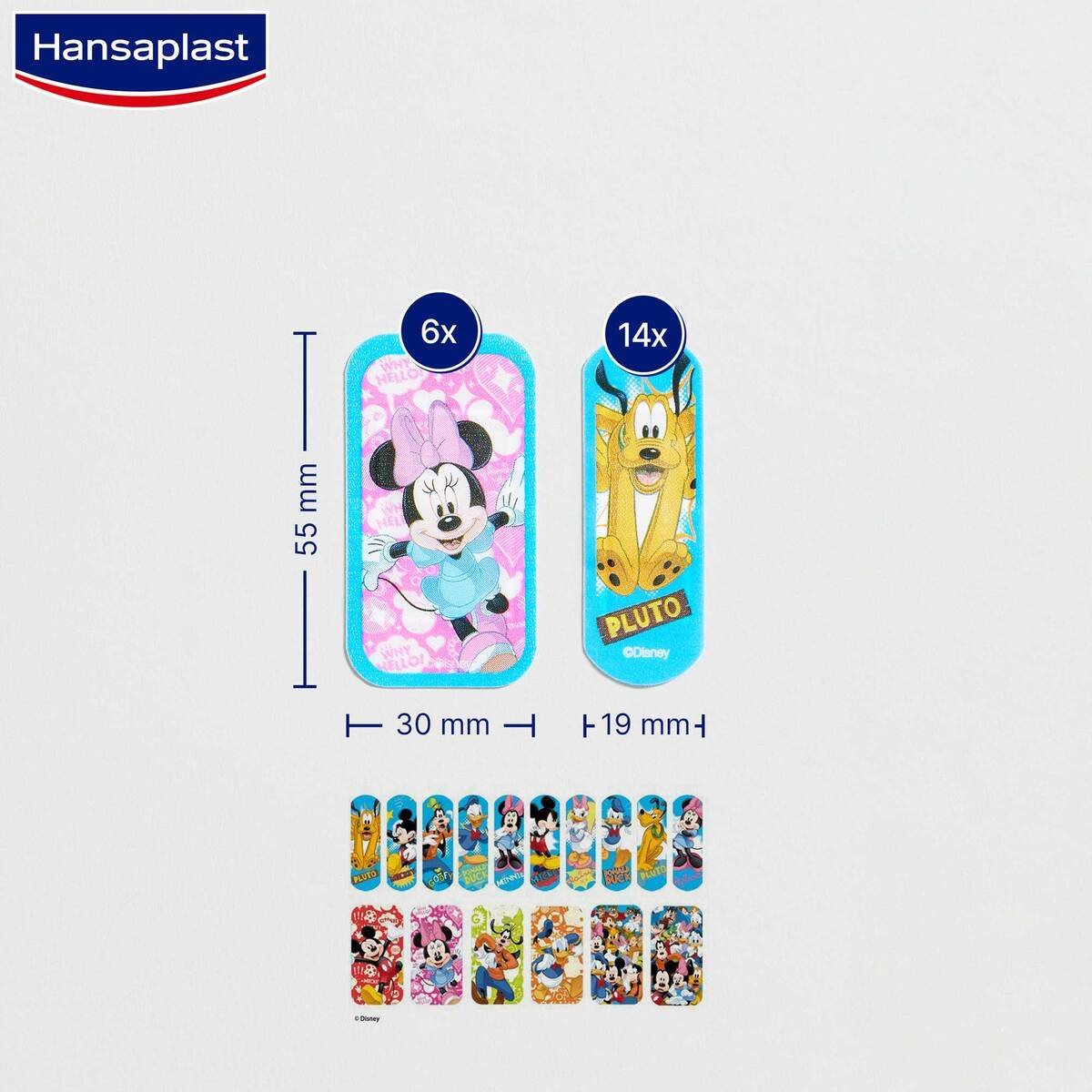 Hansaplast Plasters Disney Mickey Mouse & Friends 20 pcs