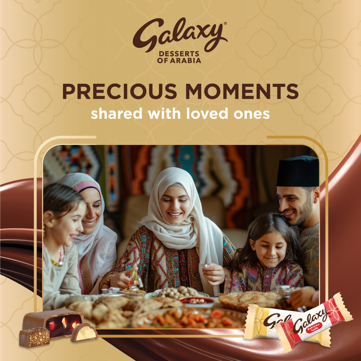 Galaxy Desserts  Arabia Chocolate Box 11 pcs 112 g