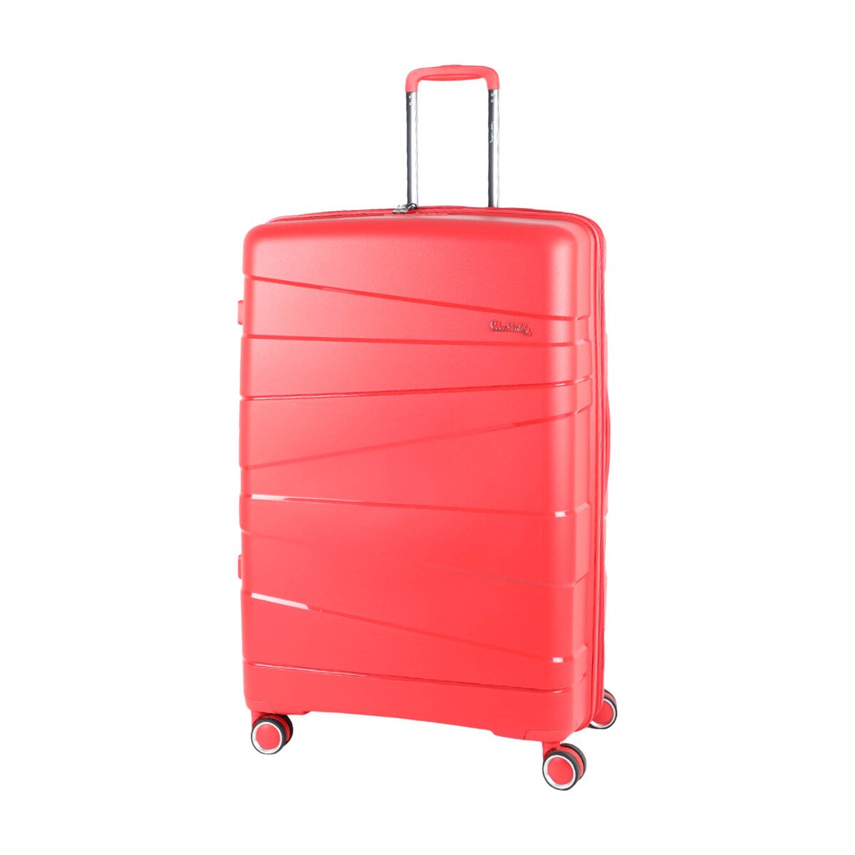 بيير كاردين زيورخ حقيبة سفر صلبة بـ4 عجلات 30 انش أحمر