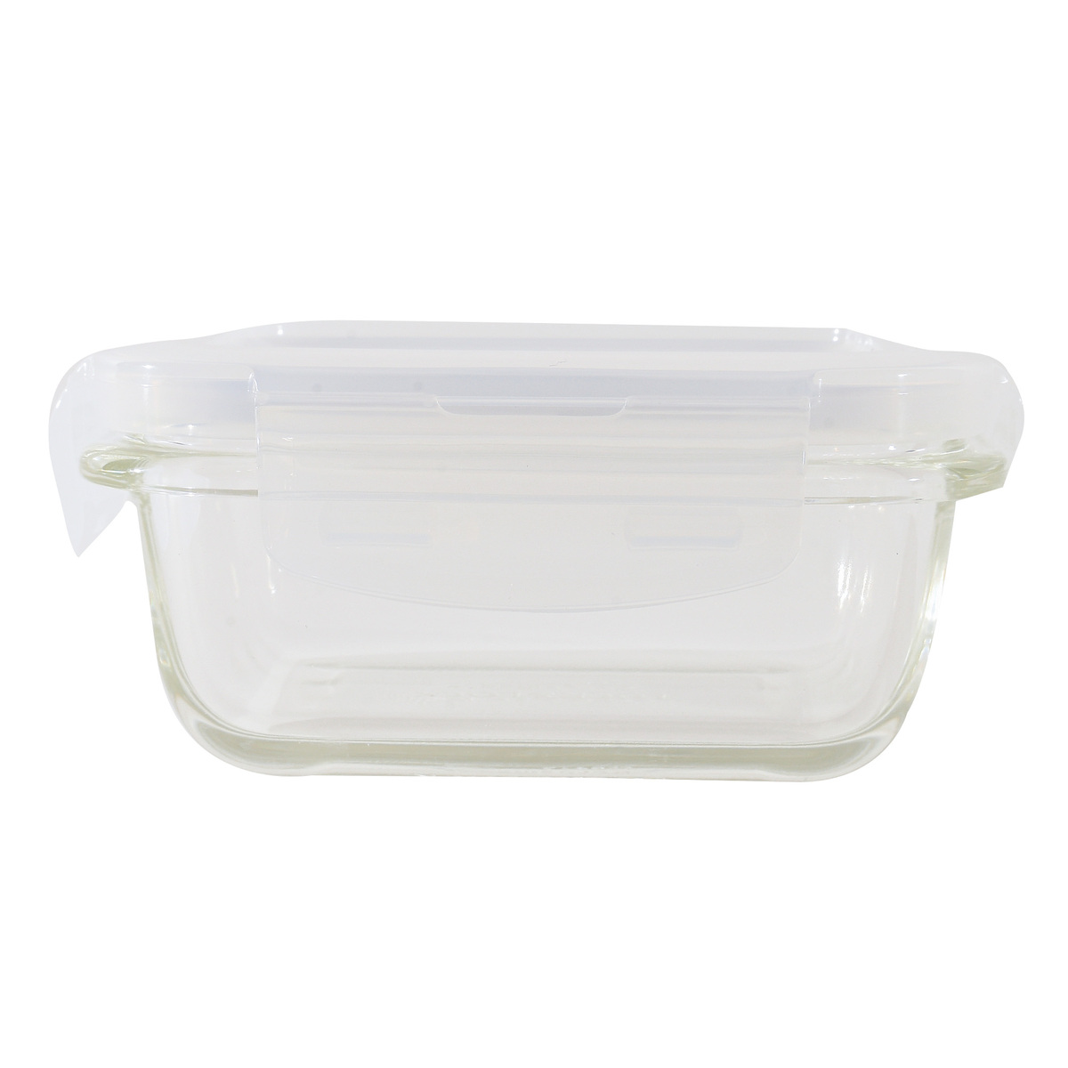 Lock & Lock Rectangular Glass Container with Lid, 160 ml, Clear, LLG413