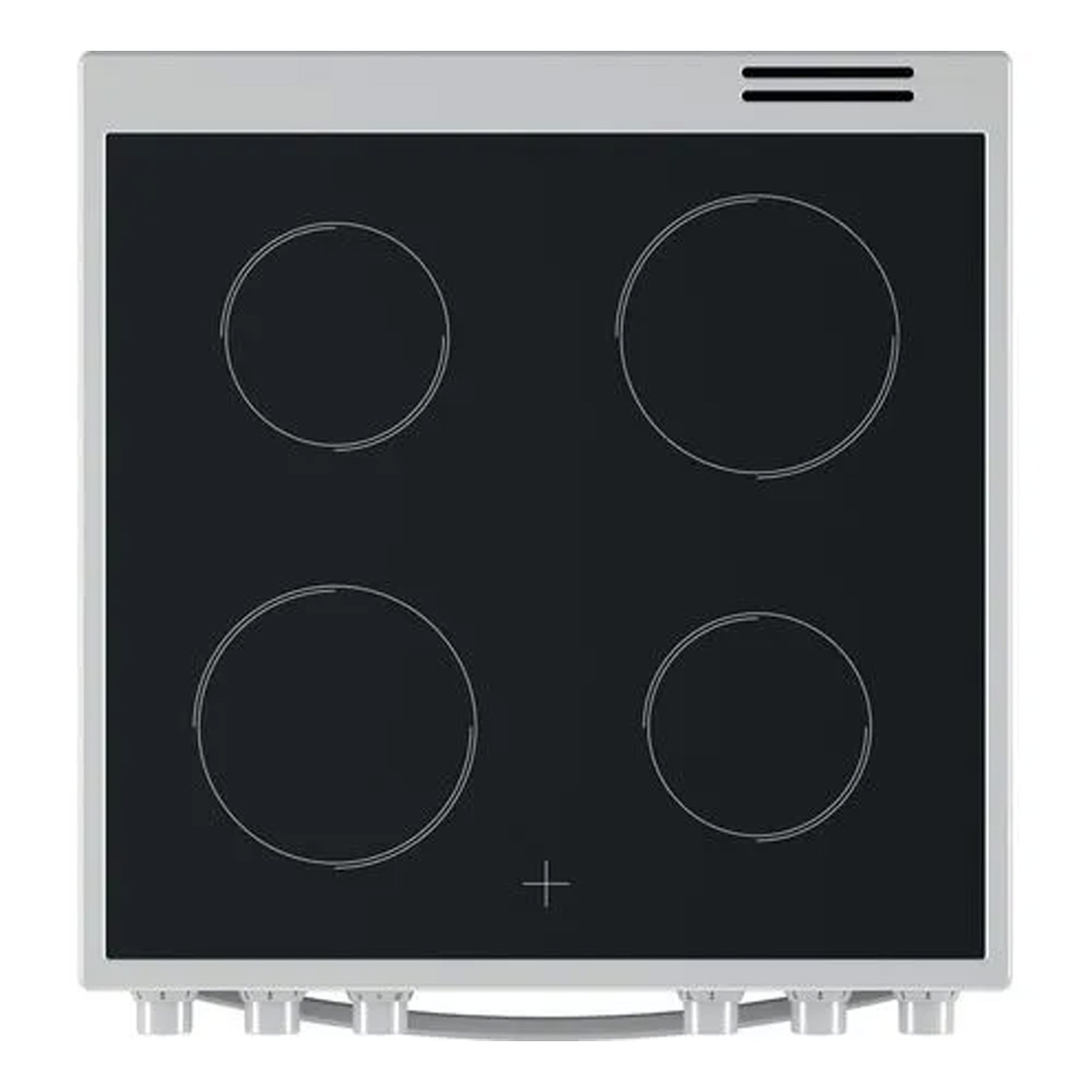 Indesit Cermaic Cooker, 4 Plates, 60 x 60 cm, White, IS67V5KHW