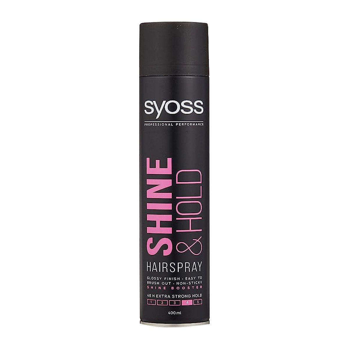 Syoss Shine & Hold Extra Strong Hairspray 400 ml + Comb