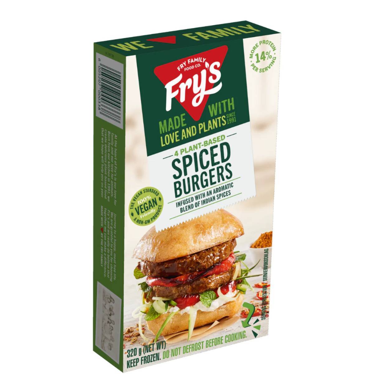 Fry's Vegan Asian Spiced Burgers 320 g