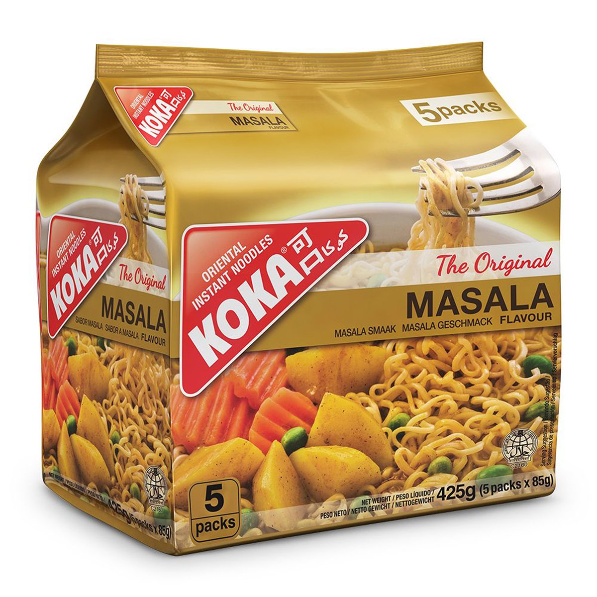 Koka Masala Instant Cup Noodles 5 x 85 g