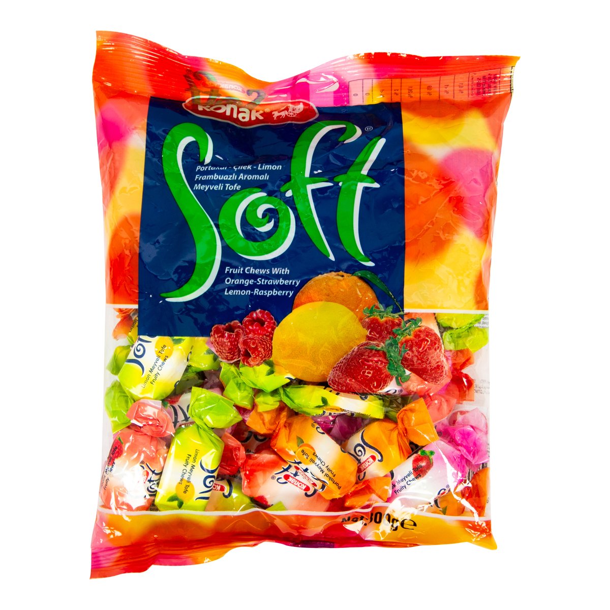 Konak Soft Fruit Toffee Candy 300 g