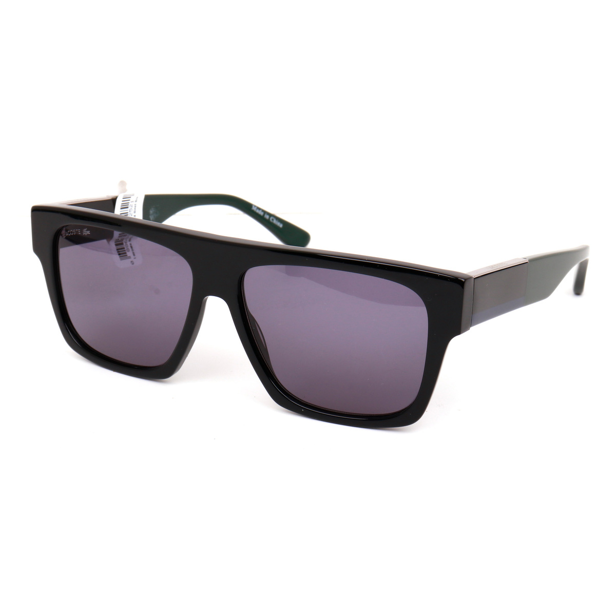 Lacoste Men's Rectangle Sunglasses, Grey, 984S5714