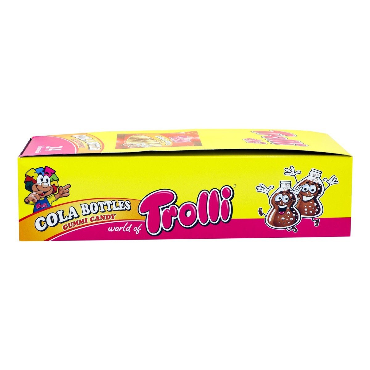 ترولي حلوى الجيلي عبوات الكولا 24 × 10 جم