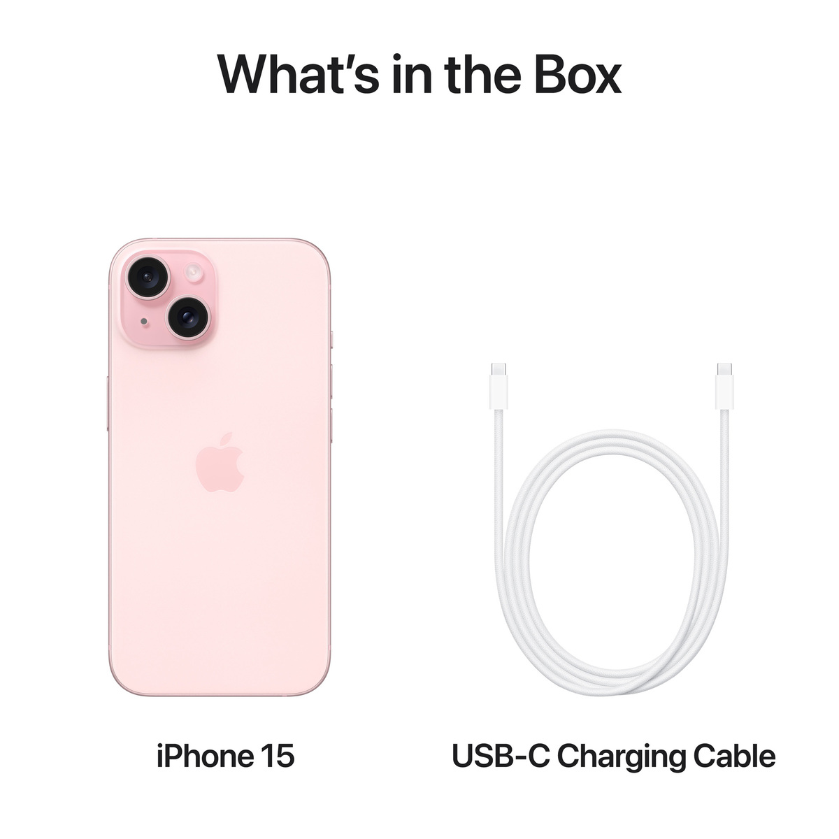 Apple iPhone 15, 128 GB Storage, Pink