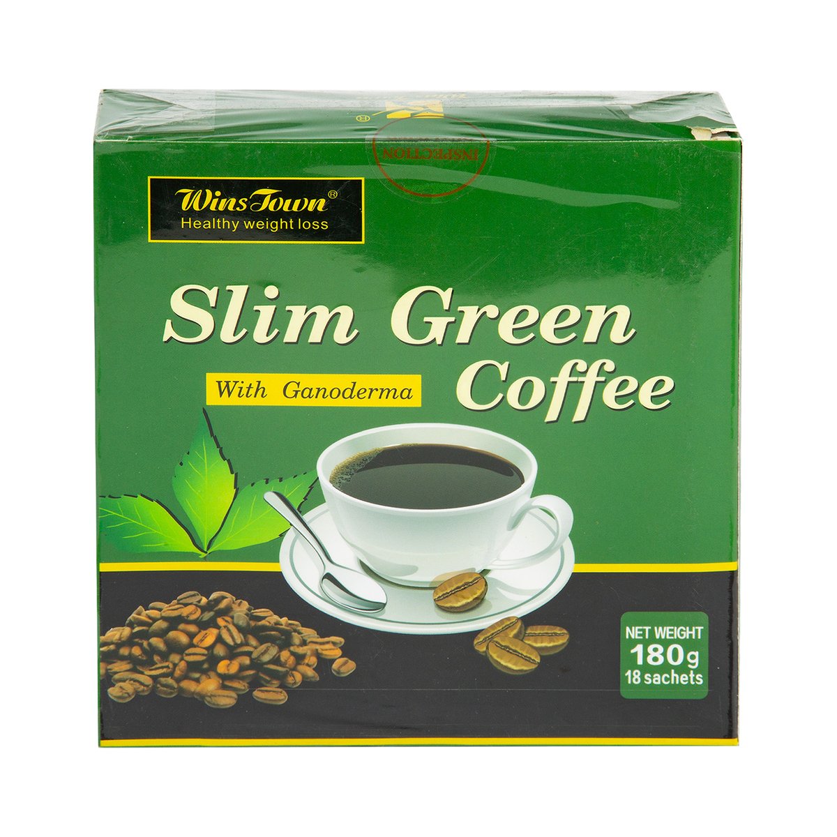 Wins Town Slim Green Coffee with Ganoderma 180 g