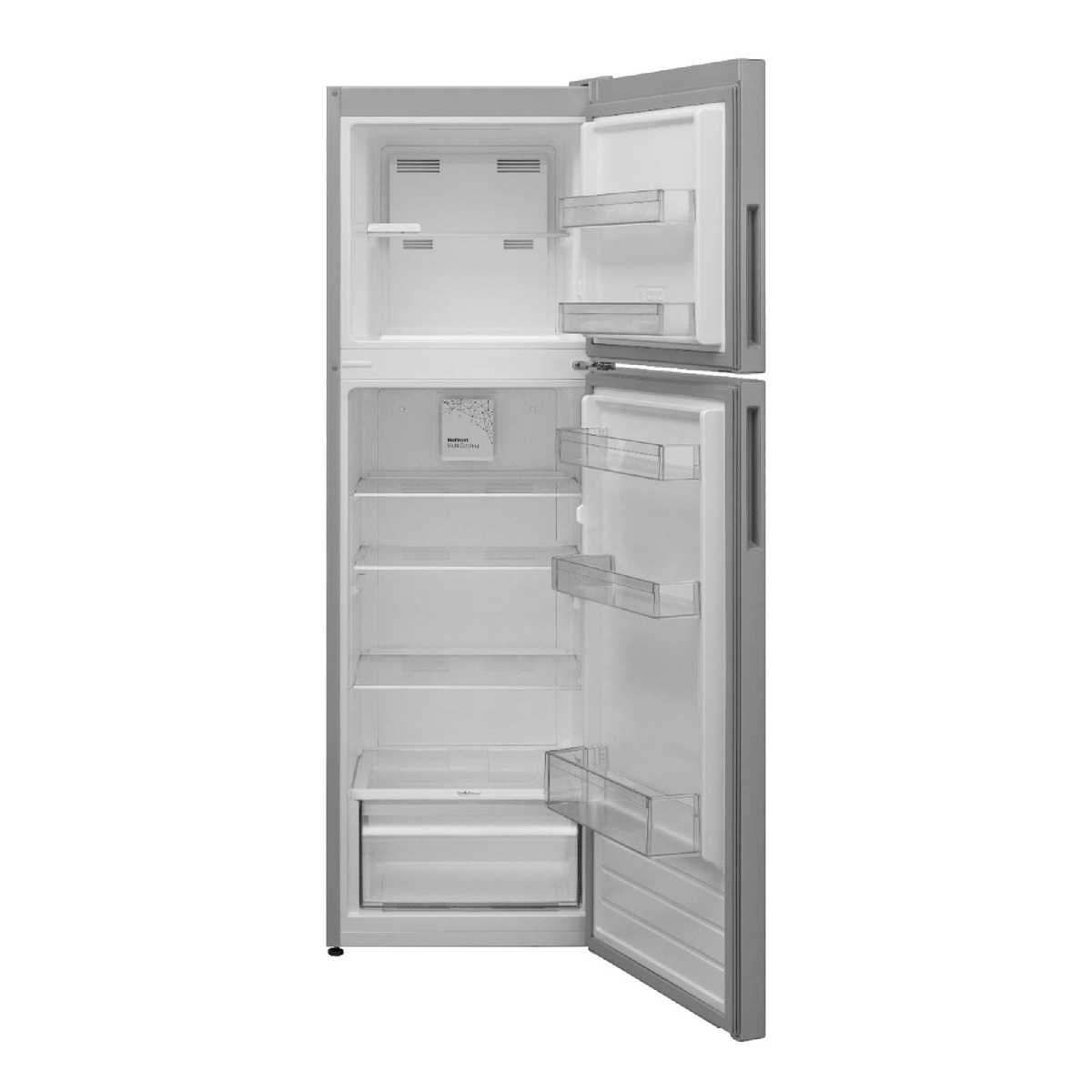 Terim Top Freezer Double Door Refrigerator, 330 L, Silver, TERR330VS