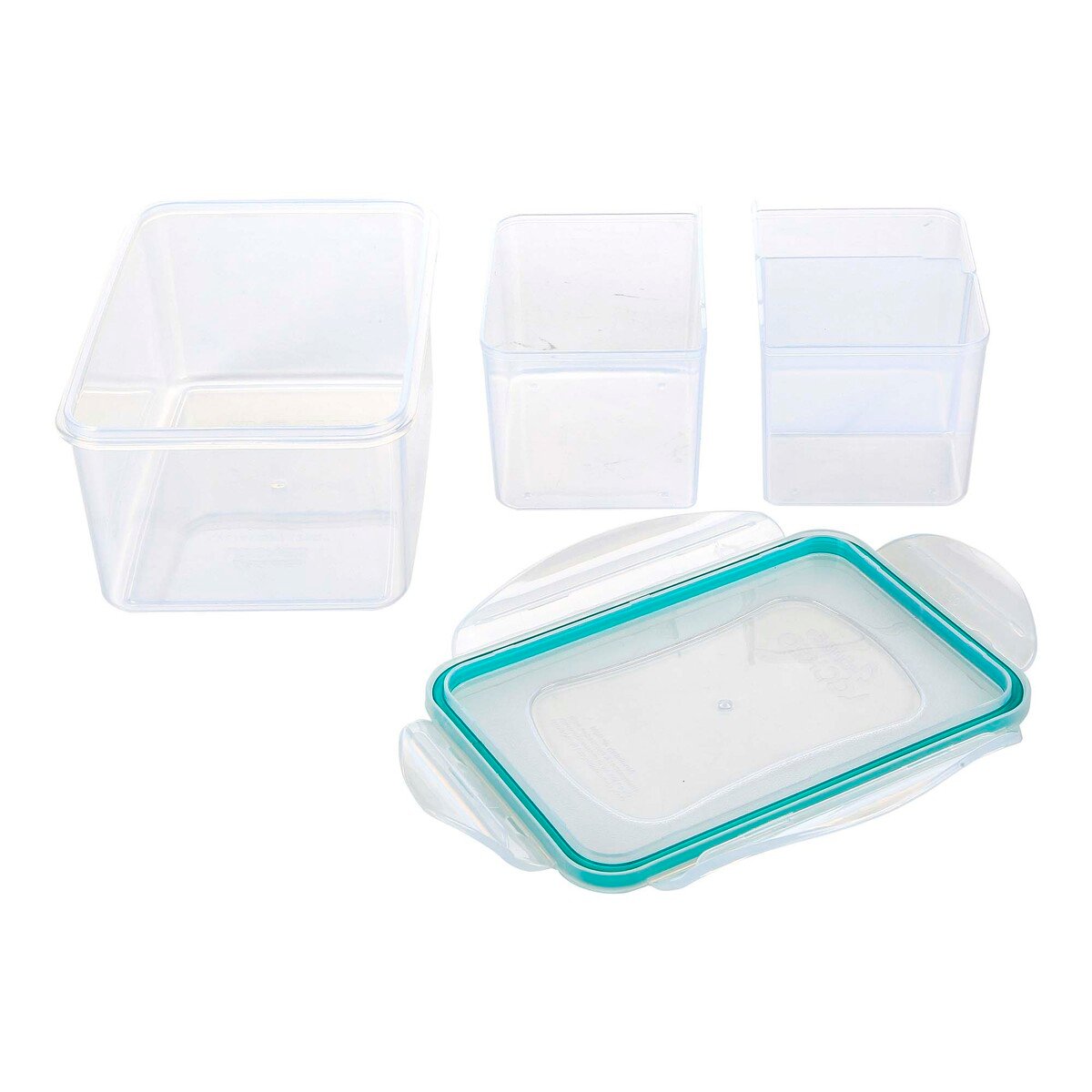 4 Side Locked Container, Transparent, CP042P