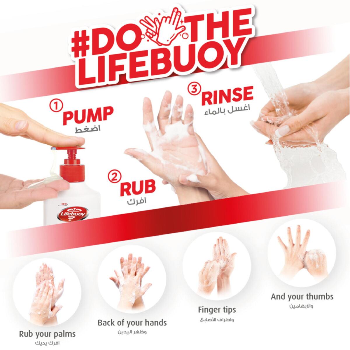Lifebuoy Total 10 ASF Antibacterial Hand Wash 2 x 180 ml