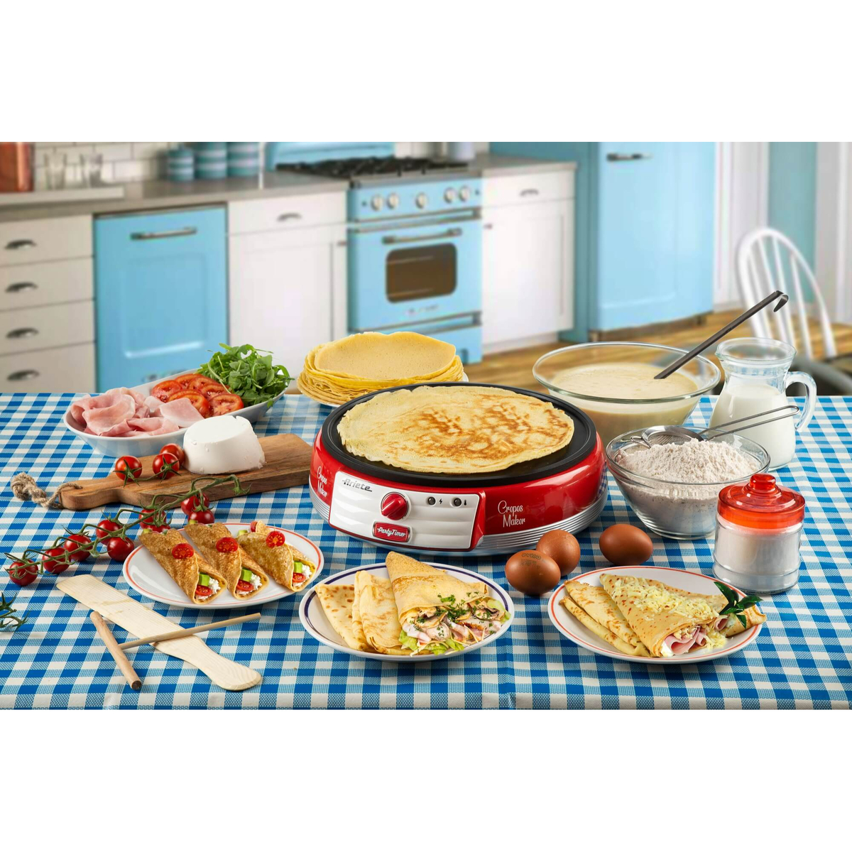 Ariete Crepes Maker, Assorted color, 0202
