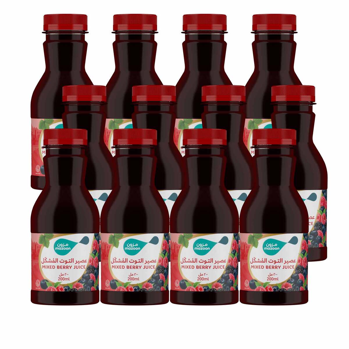 Mazoon Mixed Berry Juice 12 x 200 ml