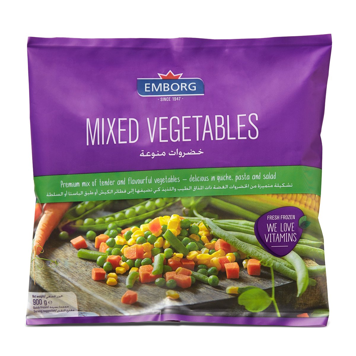 Emborg Mixed Vegetables 900 g