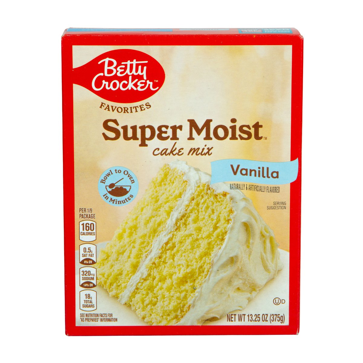 Betty Crocker Super Moist Vanilla Cake Mix 375 g