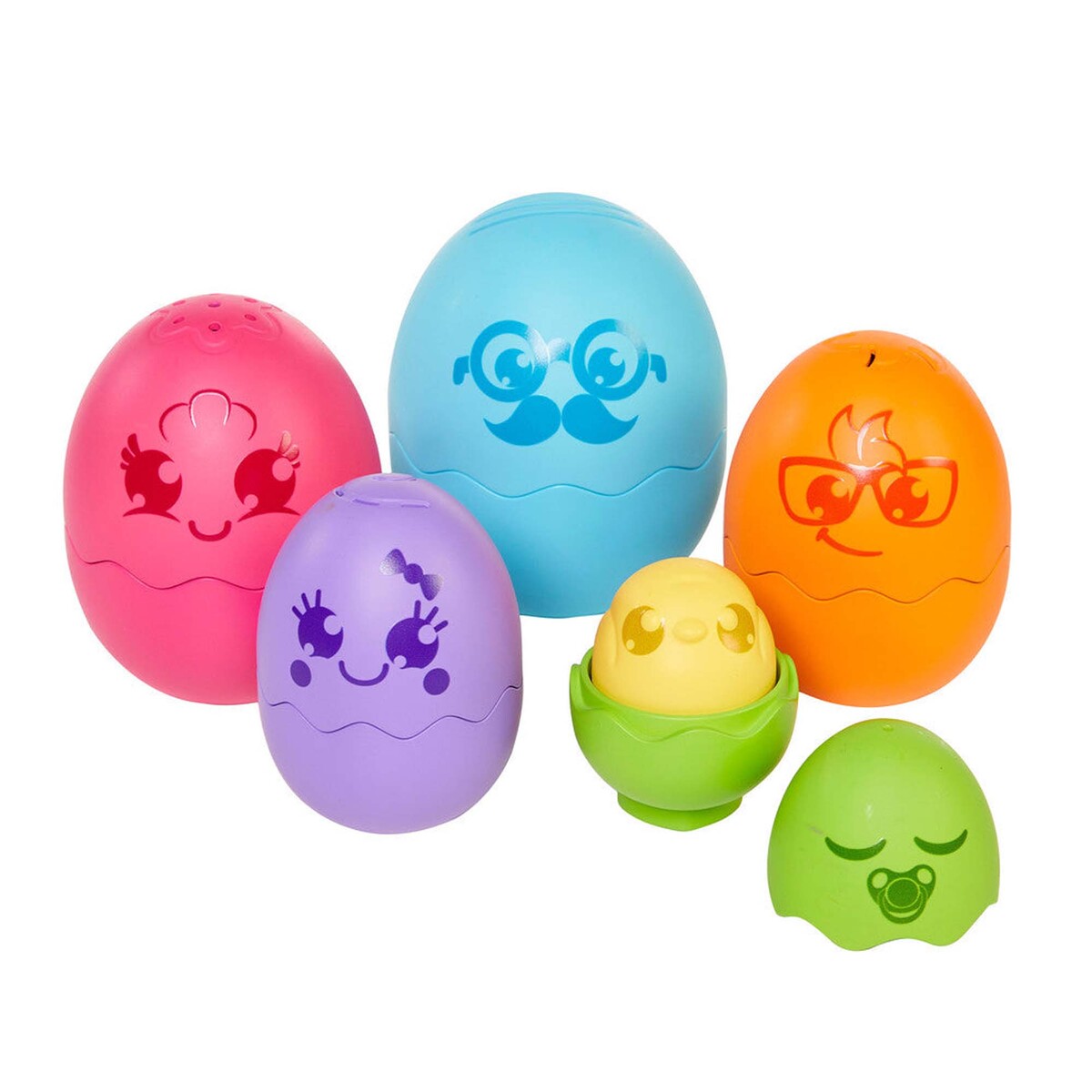 Tomy Toomies Hide & Squeak Nesting Eggs, Multicolor, E73193ZB