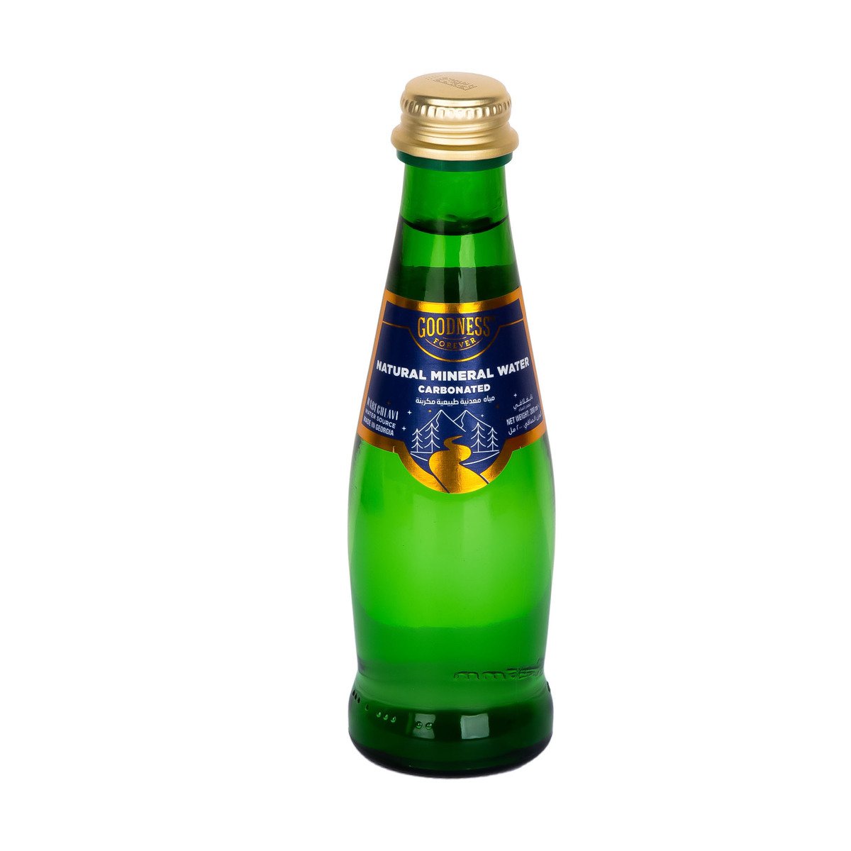 Buy Goodness Forever Carbonated Natural Mineral Water 200 ml Online at Best Price | Sparkling water | Lulu Kuwait in UAE