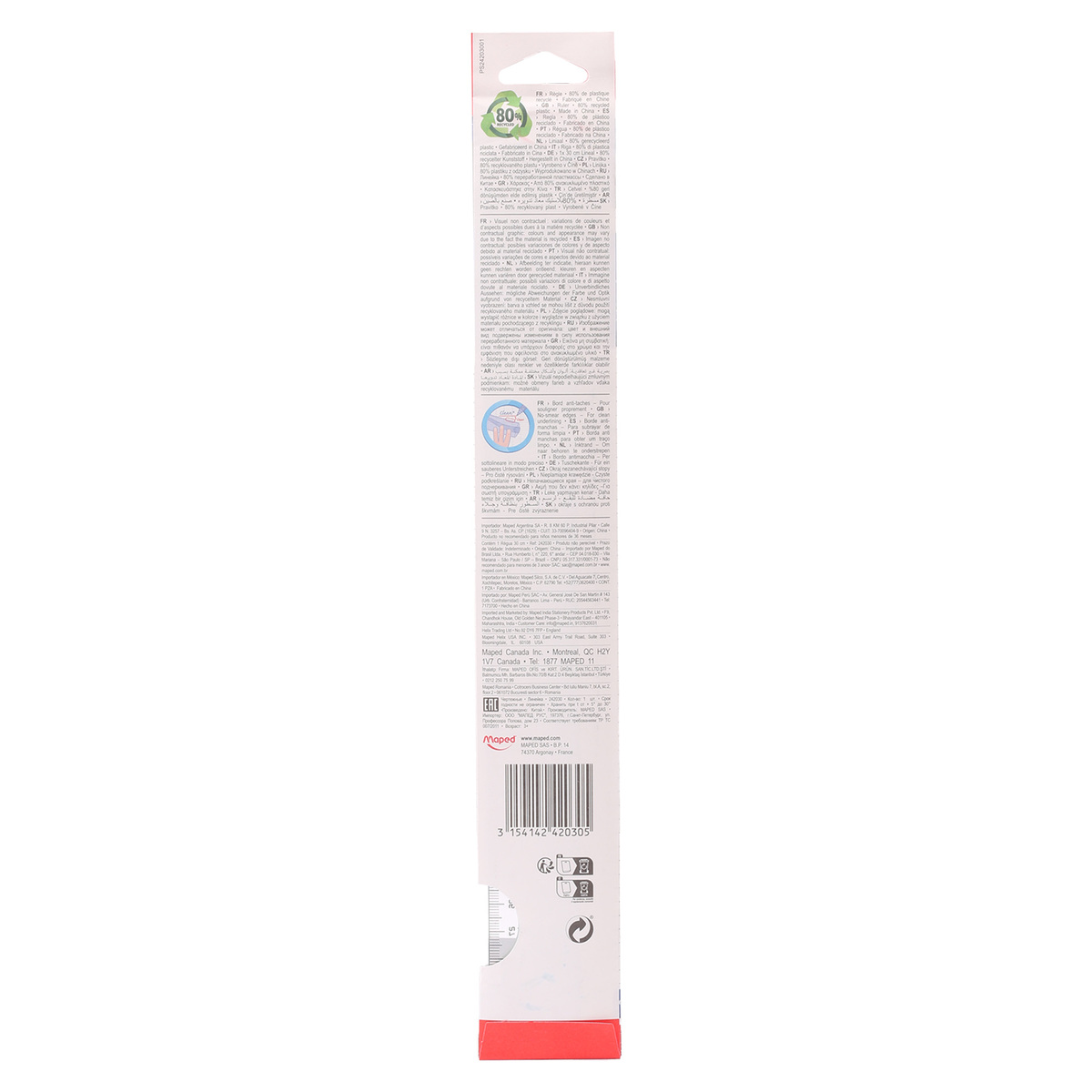 Maped Graphic Flat Ruler 30cm