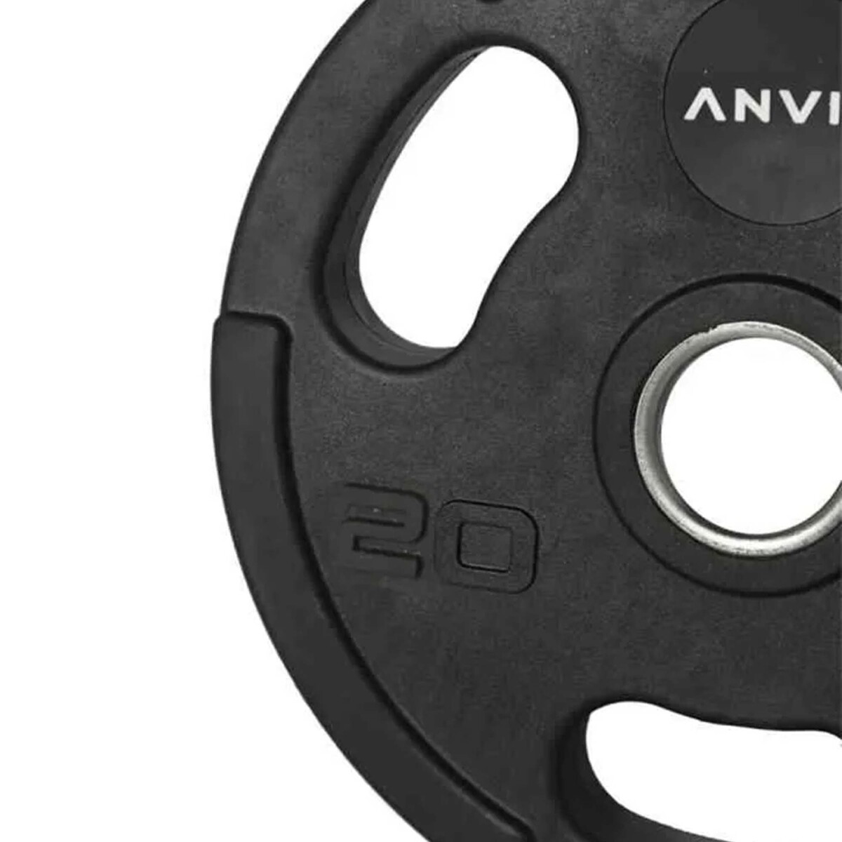 Anvil Olympic Rubber Plate, 20 kg, ANV-RUB-BLA-20KG