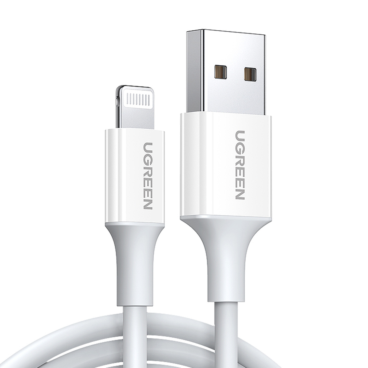 Ugreen USB-A to Lightning Cable, 2 m, White, 20730