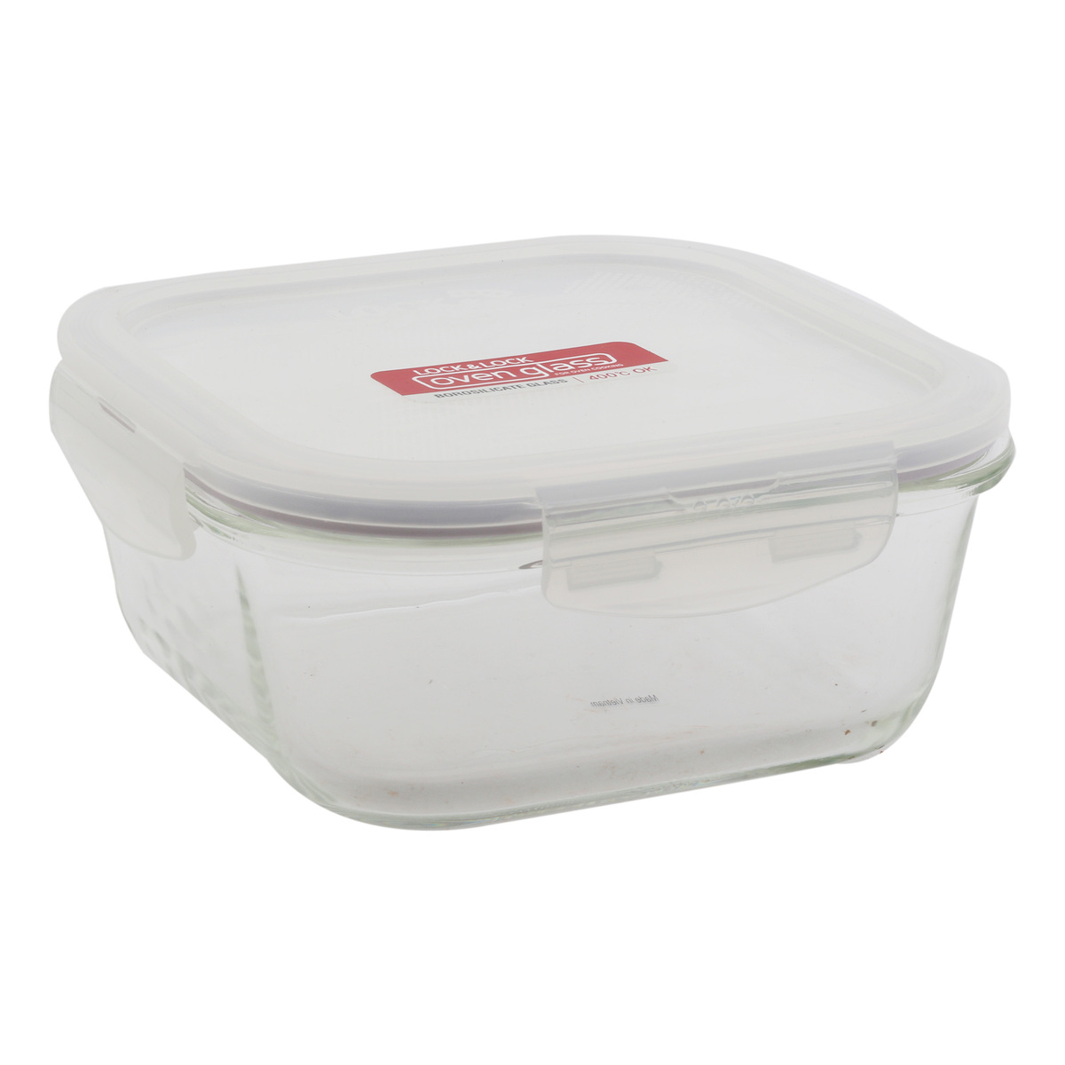 Lock & Lock Square Glass Container HLLG224 750ml