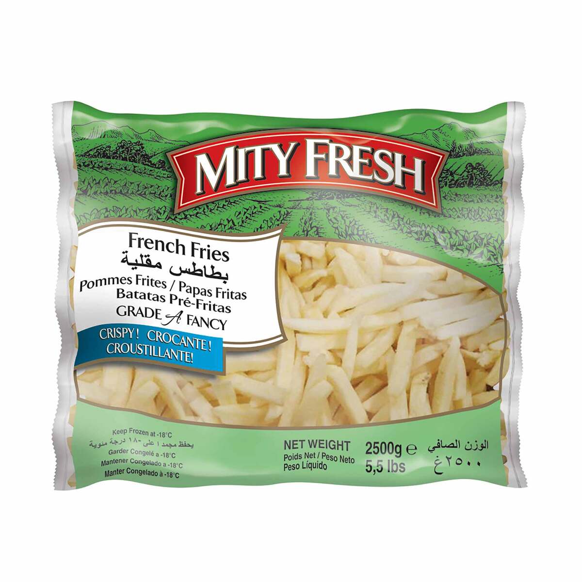 Mitty Fresh French Fries 2.5 kg