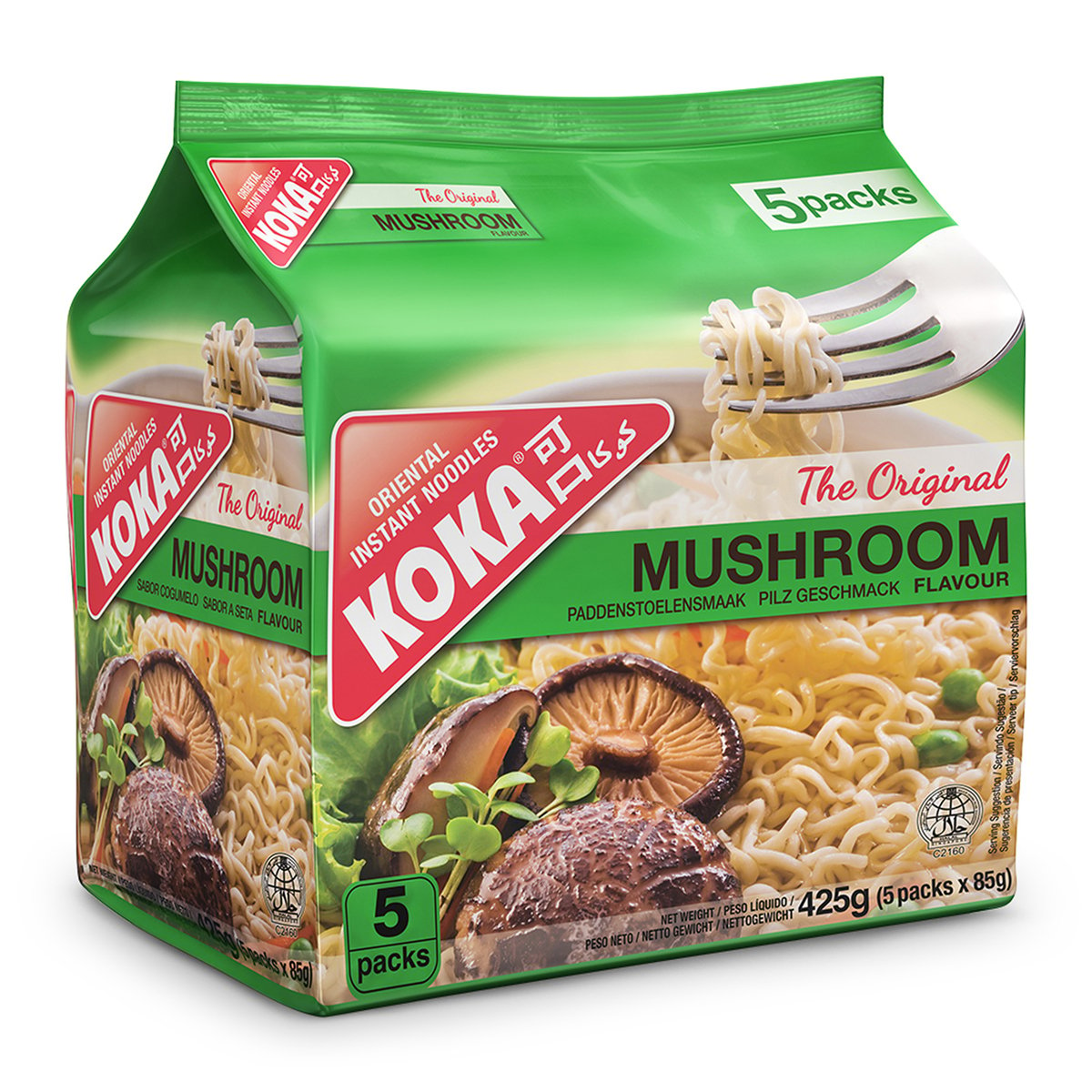 Koka Mushroom Instant Noodles 5 x 85 g