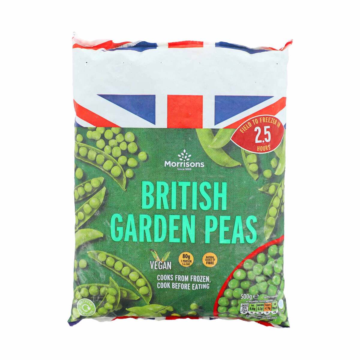 Morrisons British Frozen Garden Peas 500 g