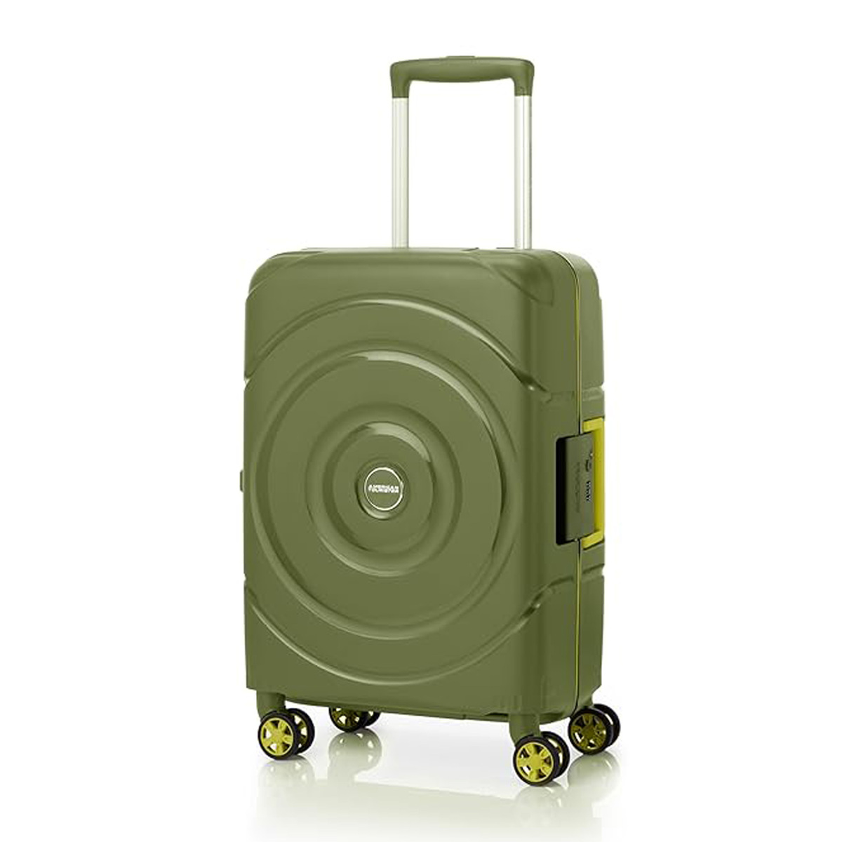 American Tourister Circurity Spinner Hard Trolley with TSA Combination Lock, 68 cm, Olive Green