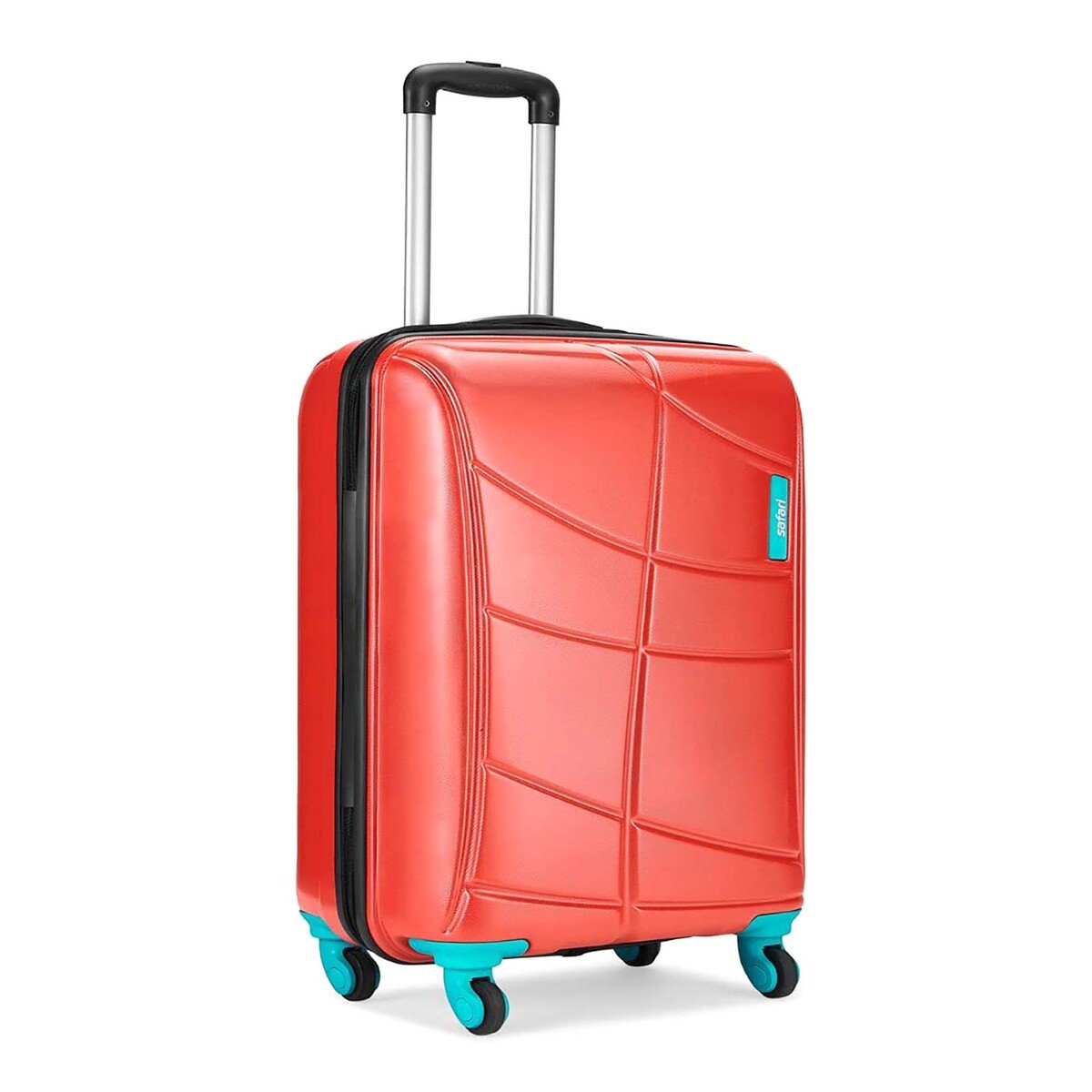سفاري كريبتو حقيبة سفر صلبة 4 عجلات، 65 سم، أحمر