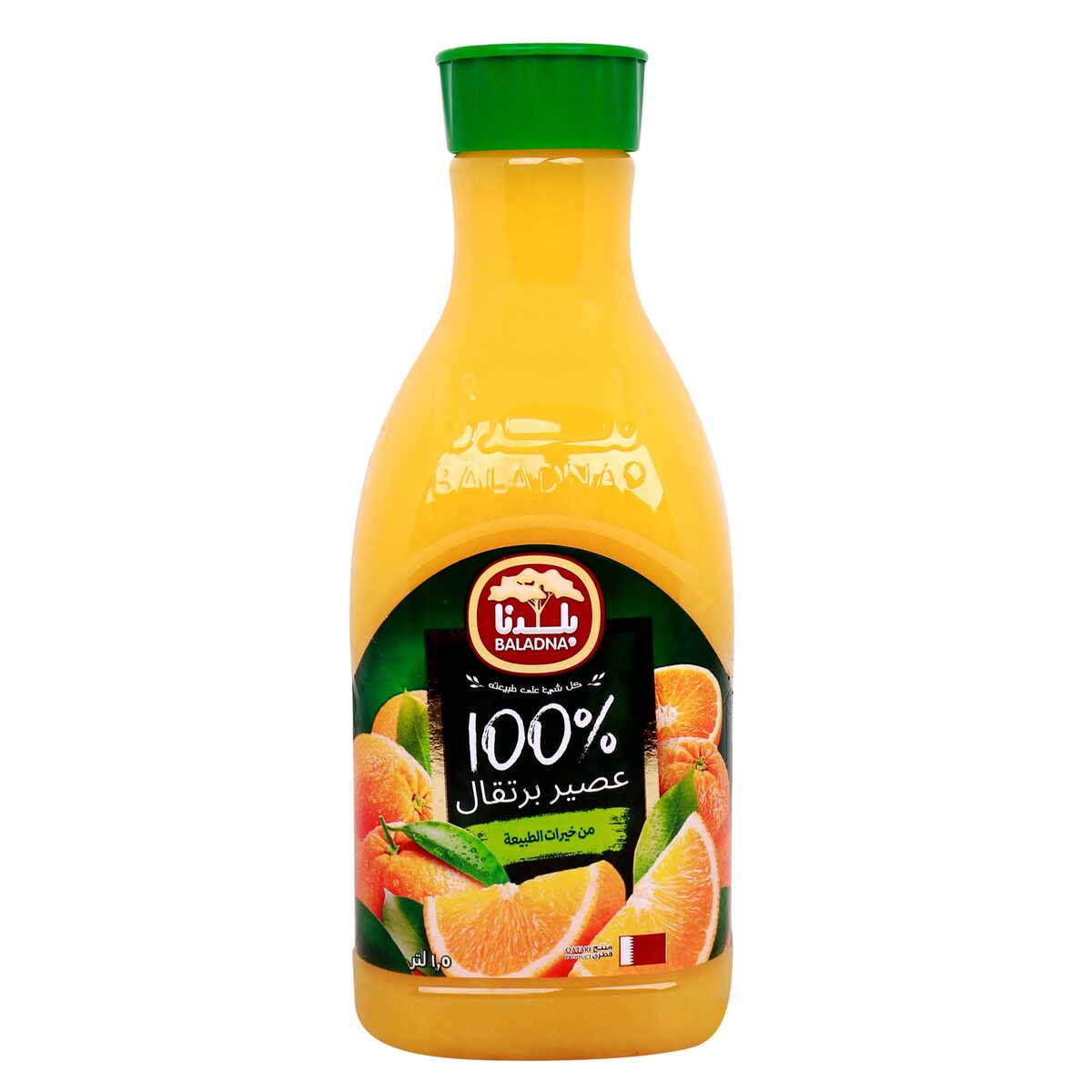 Baladna No Added Sugar Orange Juice 1.5 Litres