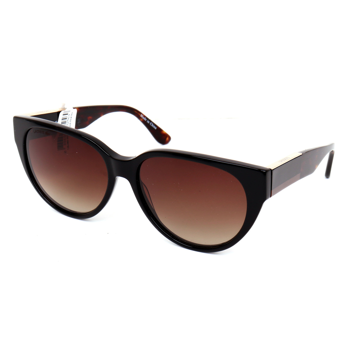 Lacoste Women's Oval Sunglasses, Brown, 985S5916