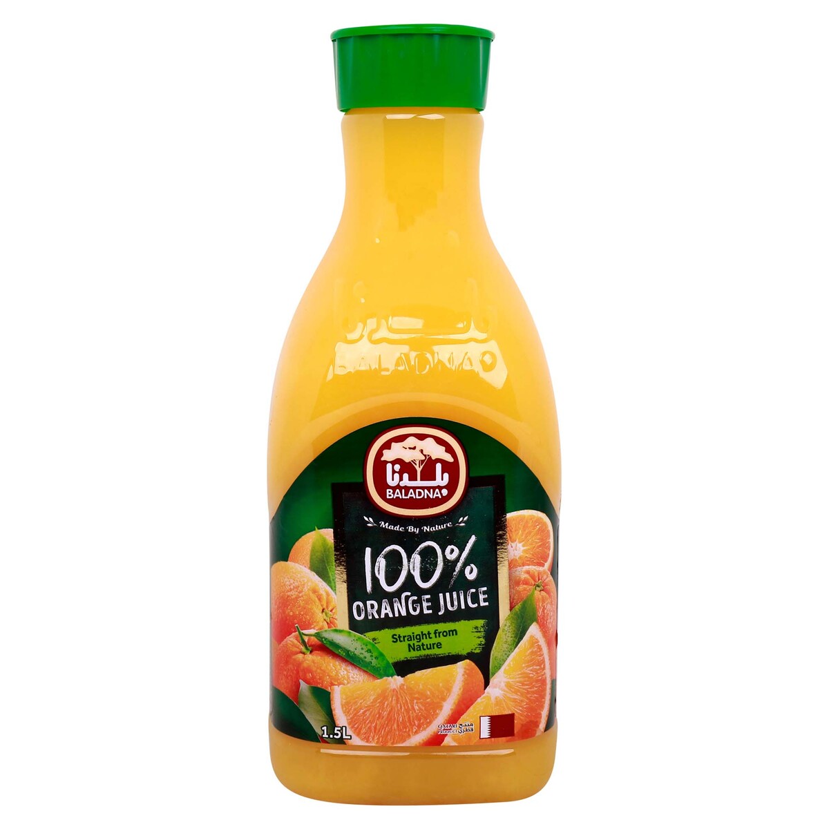 Baladna No Added Sugar Orange Juice 1.5 Litres