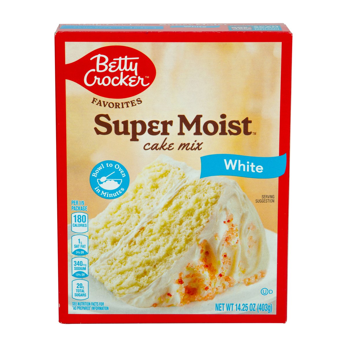 Betty Crocker Super Moist White Cake Mix 403 g