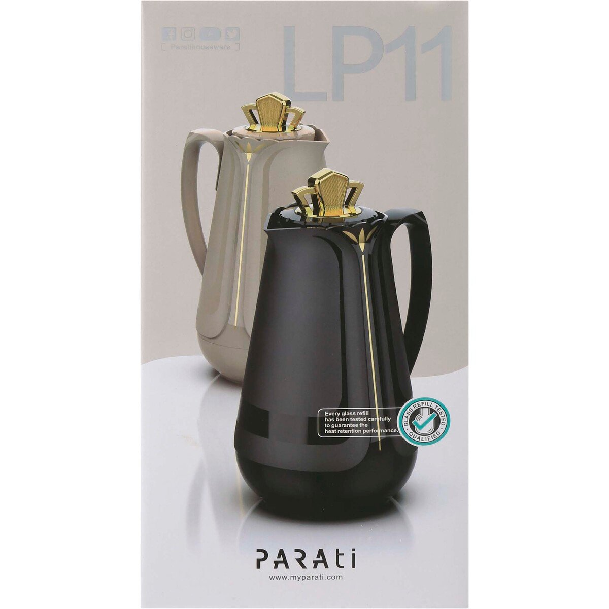 Parati Vacuum Flask 1Lir Plain LP11-10G