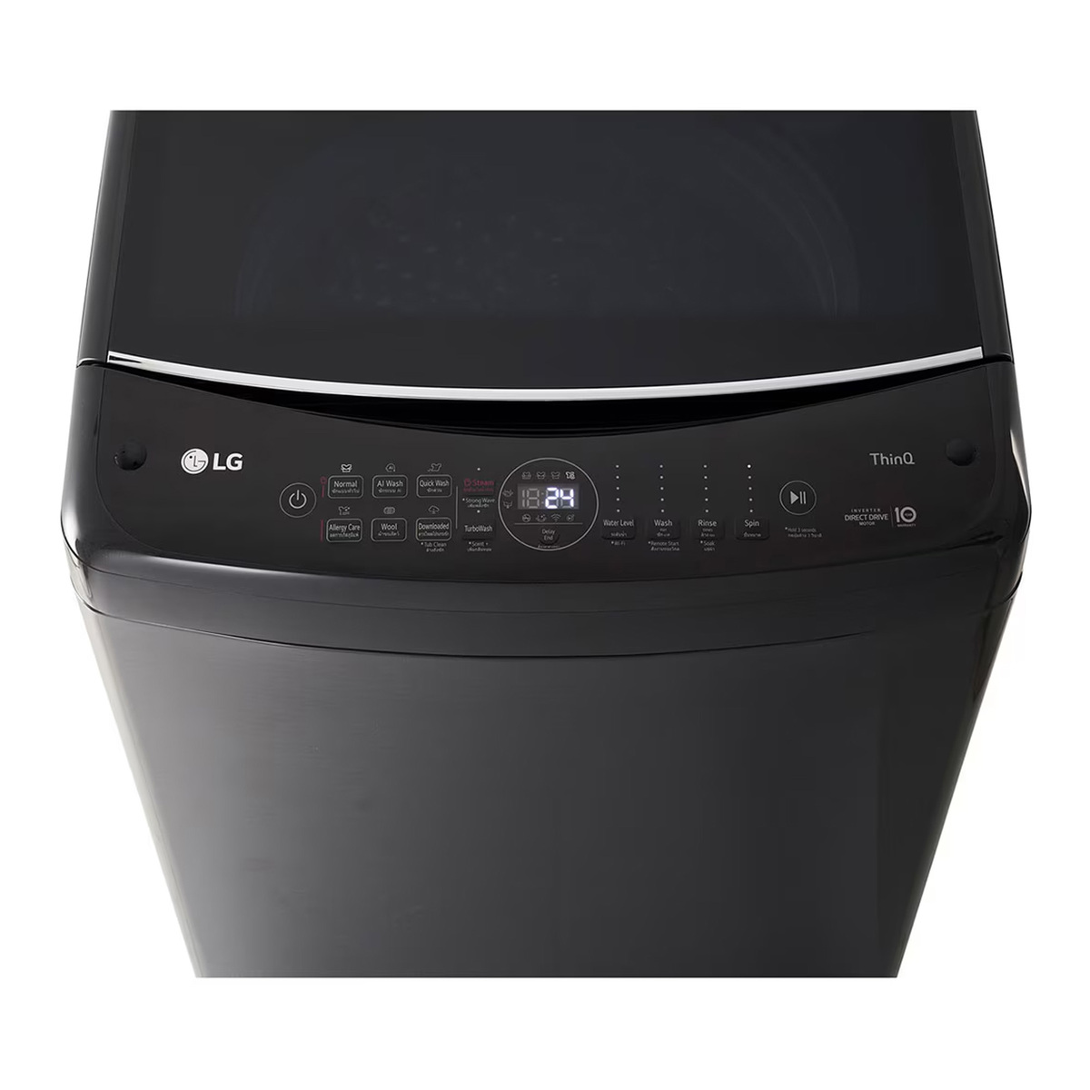 LG Top Load Washing Machine, 19 kg, Black, T19H3SDHT2