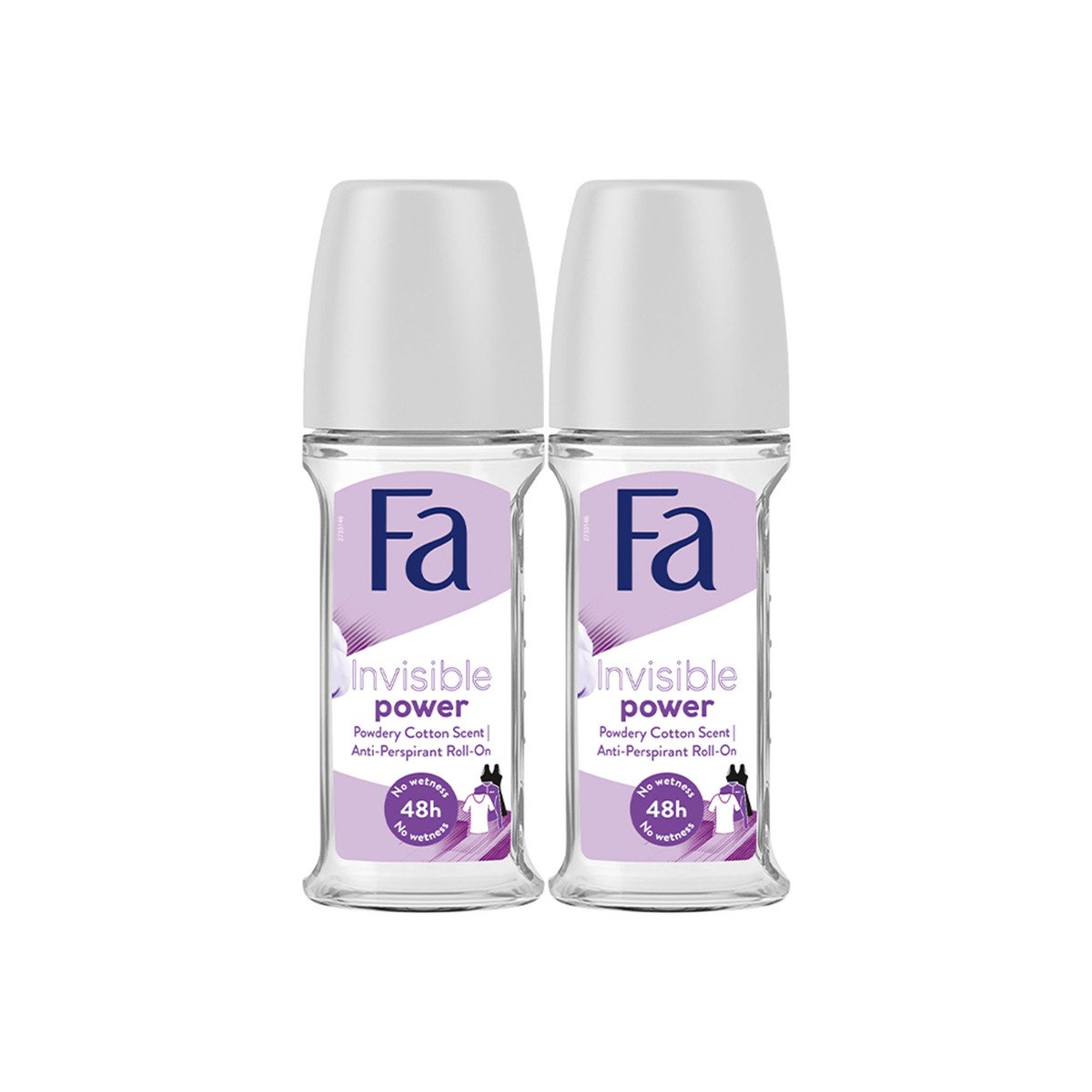 Fa Invisible Power Roll On Deodorant Value Pack 2 x 50 ml
