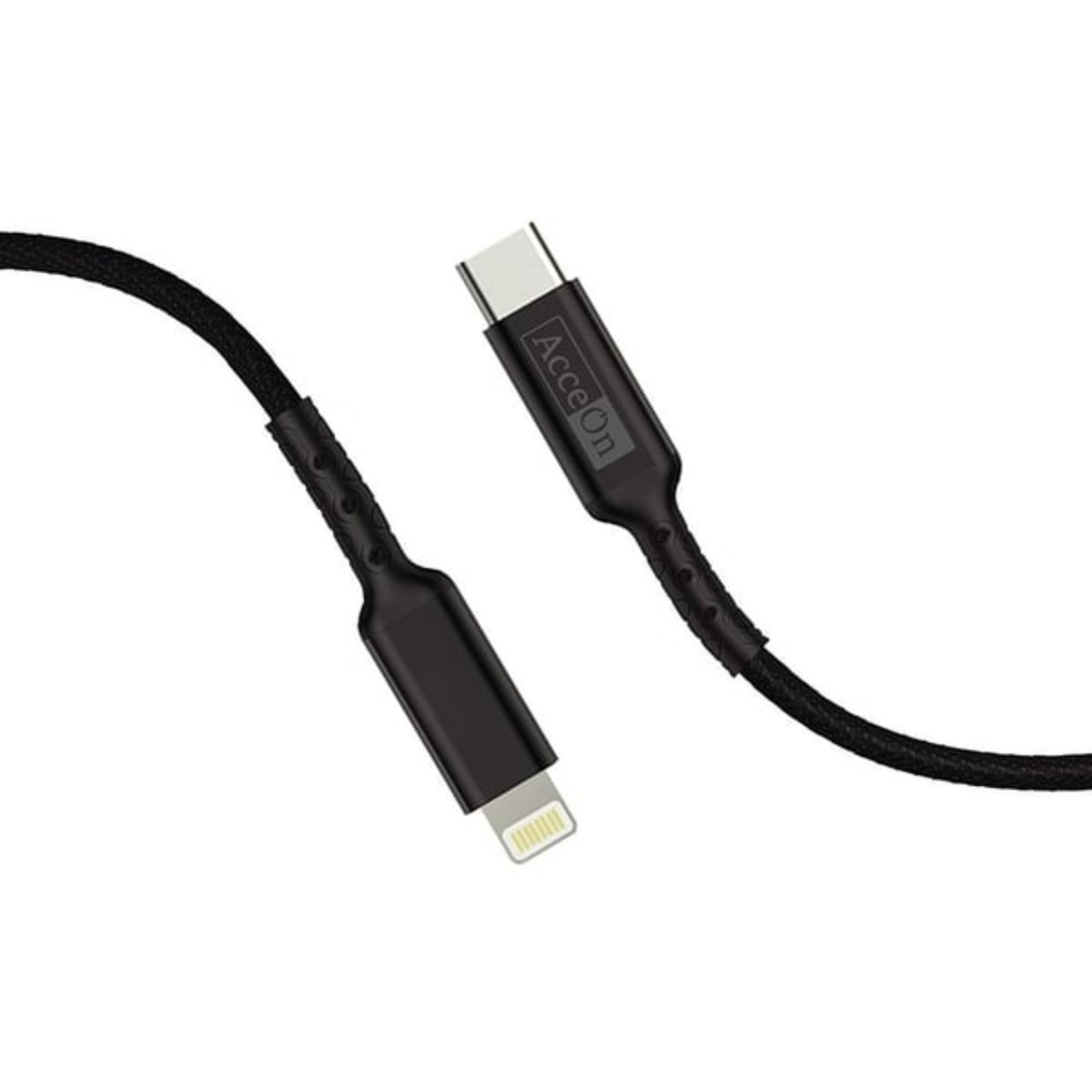 Acceon Type C to Lightning Cable, Black, ONCA718