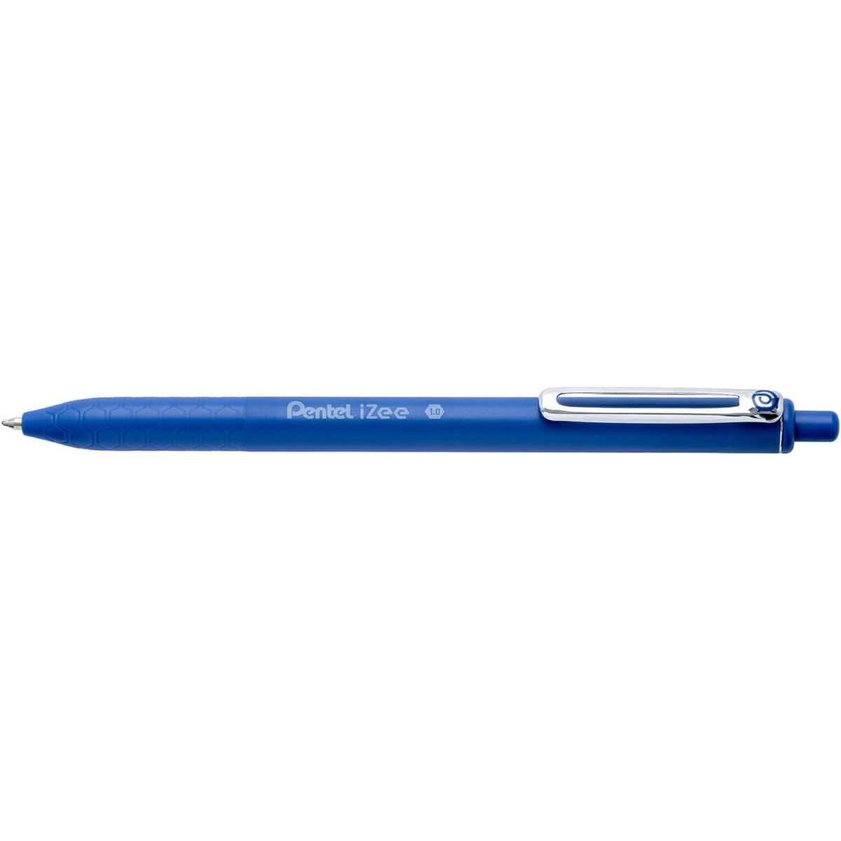 بنتل أيزي قلم حبر جاف قابل للسحب 0.7 ملم مع مشبك معدني وسن عريض باللون الأزرق، 8sBX470