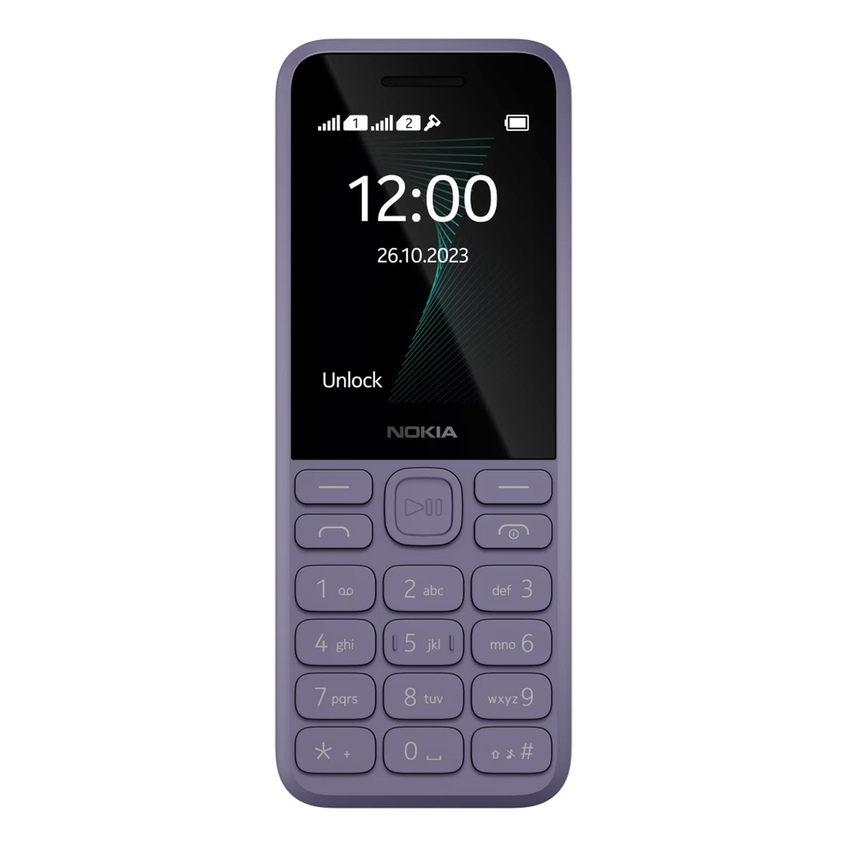 Nokia 130 M Dual SIM Feature Phone, Purple, TA-1576