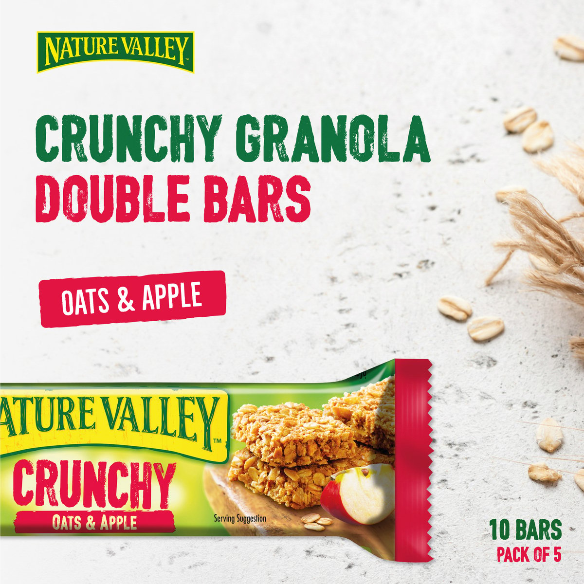Nature Valley Crunchy Oats & Apple Granola Bar 5 x 42 g