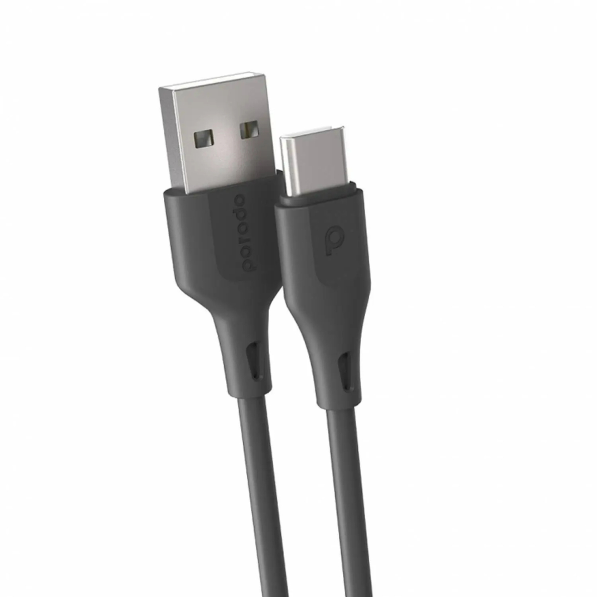 بورودو كيبل USB نوع-C للشحن السريع ونقل البيانات، 1.2 متر باللون الأسود، PD-U12CC-BK