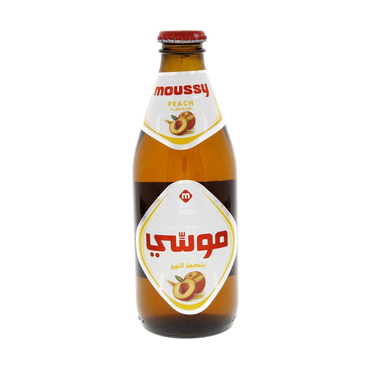 موسي مشروب شعير غير كحولي بنكهة الخوخ 330 مل × 6