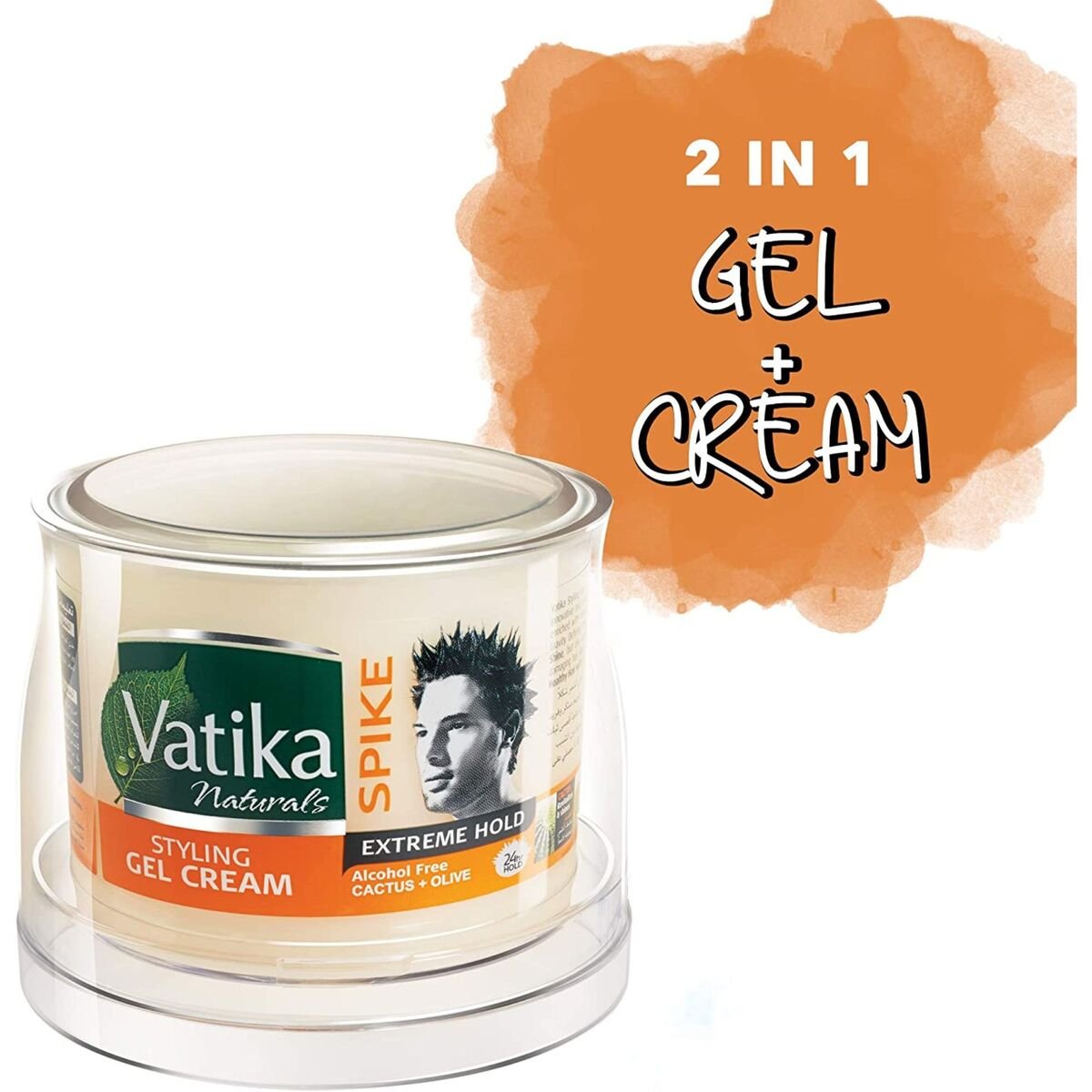 Vatika Naturals Spike Extreme Hold Styling Gel Cream 250 ml