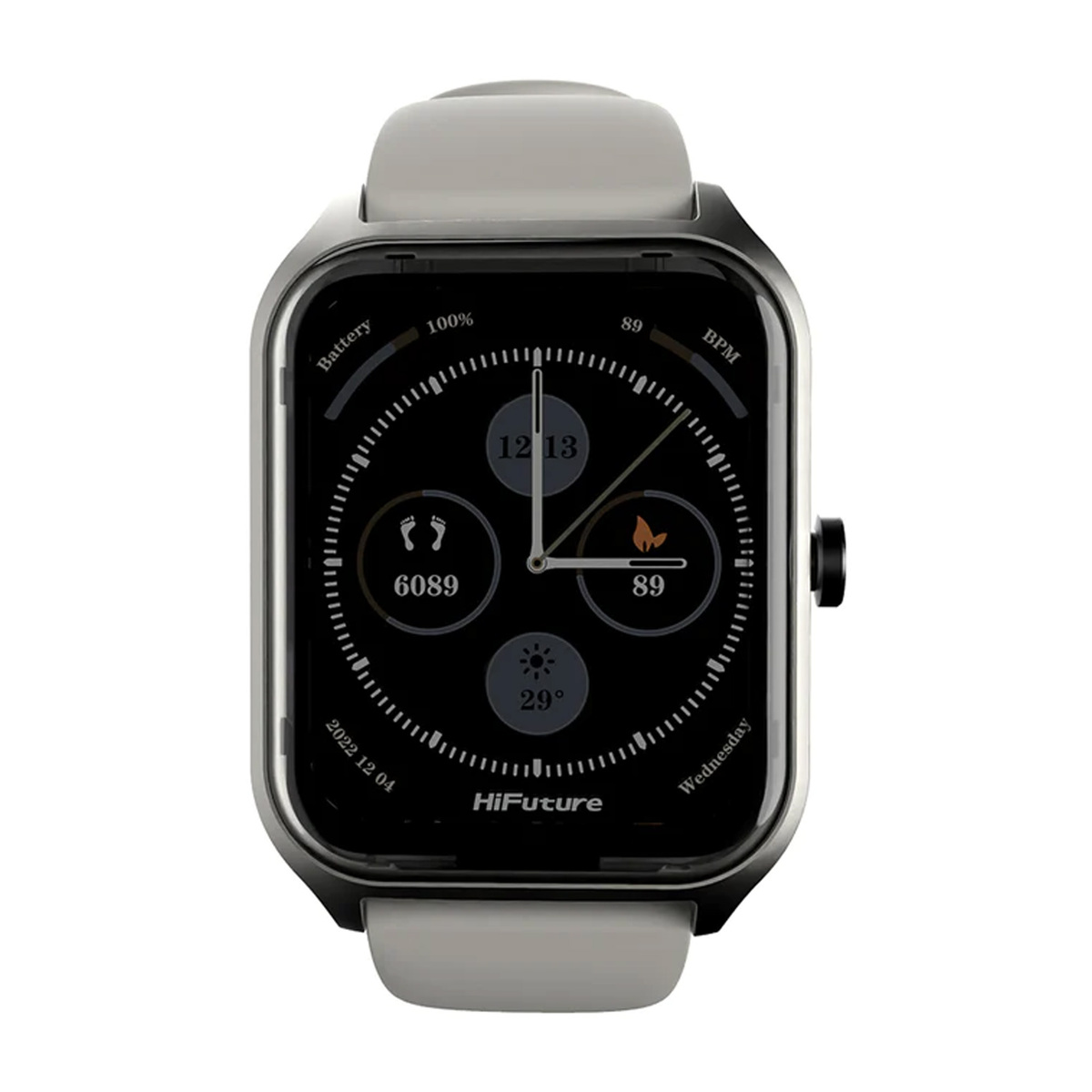 HiFuture FutureFit Ultra 2 Pro AMOLED Bluetooth Calling Smartwatch, Grey