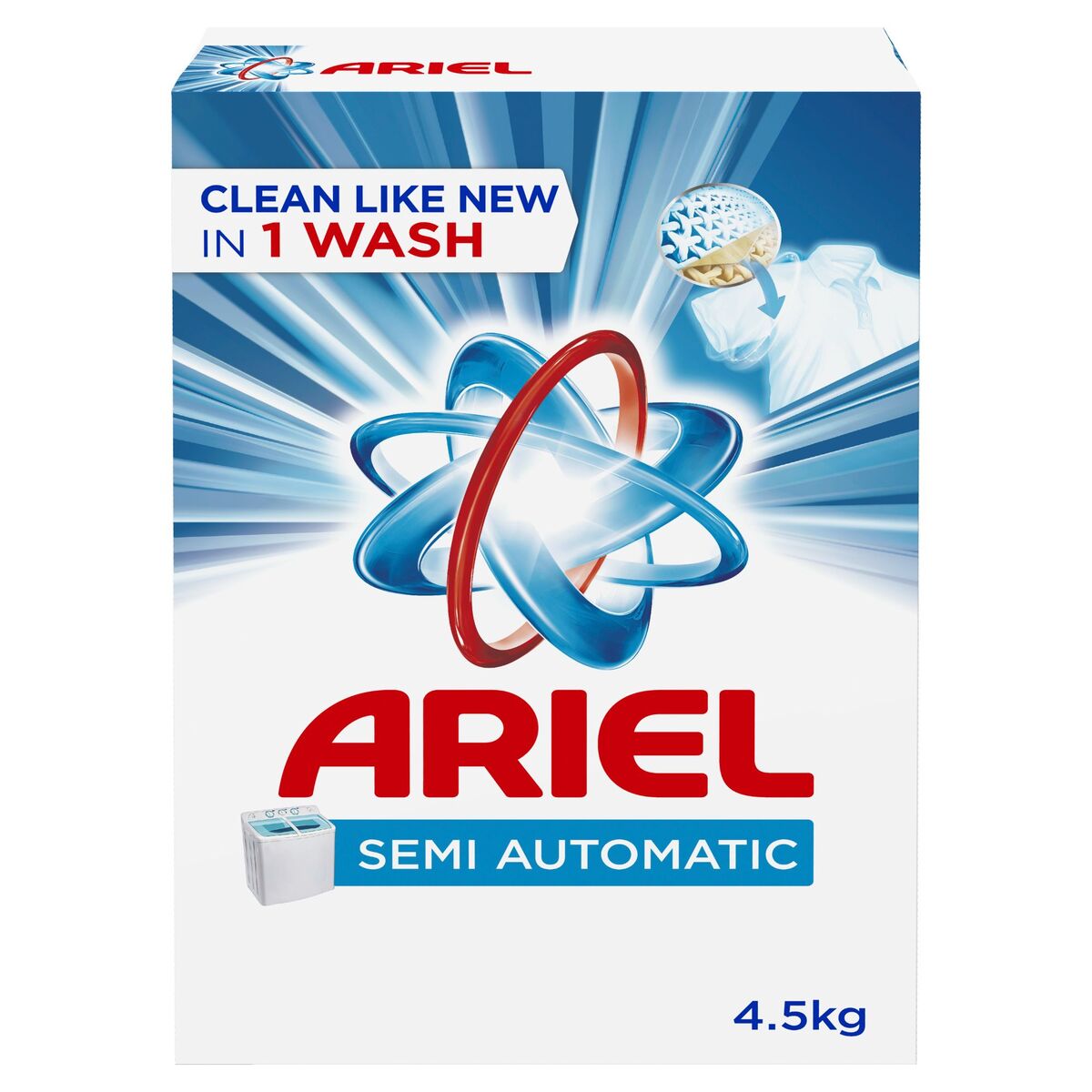 Ariel Powder Laundry Detergent Original Scent 4.5kg