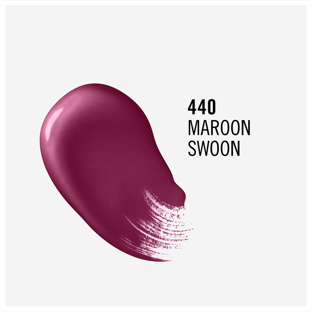 Rimmel London Lasting Provocalips Liquid Lipstick, 440 Maroon Swoon, 2.2 ml